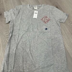 Abercrombie & Fitch Heather Gray Graphic Tee
